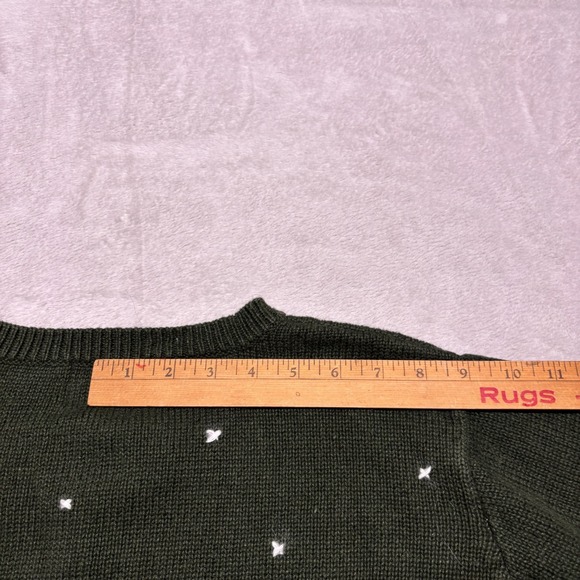 Vintage Quacker Factory Womens M Sweater Autumn Snowman Christmas Winter Holiday - Picture 7 of 8